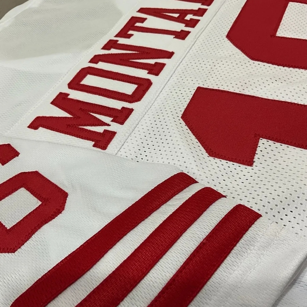 New NFL Joe Montana San Francisco Throwback Jersey Multiple Sizes - Picture 6 of 7